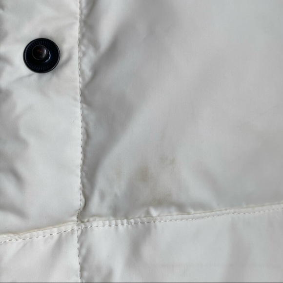 Lands' End Off-White Puffer Vest, S - Picture 4 of 16